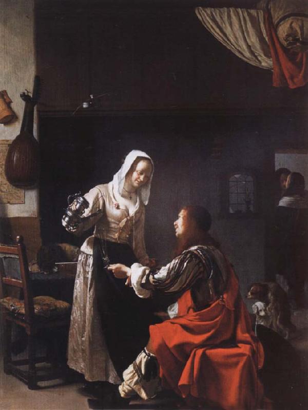 MIERIS, Frans van, the Elder Tavern scene oil painting image